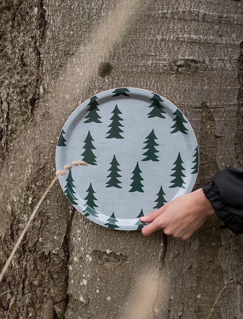 圓型托盤-GRAN TRAY, BLUE/GREEN (31cm)