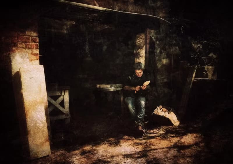 秃鹫悬挂饰 | 手工雕刻木质艺术鸟家居装饰品