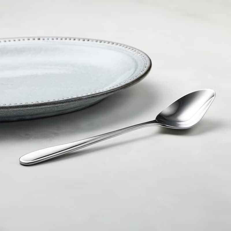 日本山崎金屬 - 賢人系列 - 不鏽鋼三維湯匙 - 右手 (183 mm)