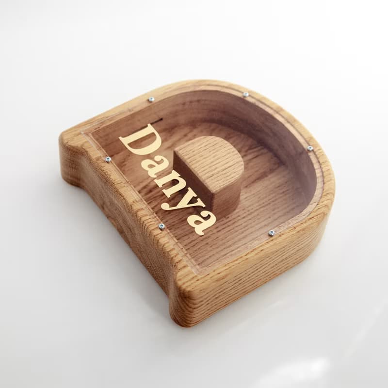 Letter piggy bank for boys girls baby, Money Saving Box shower Customized gift