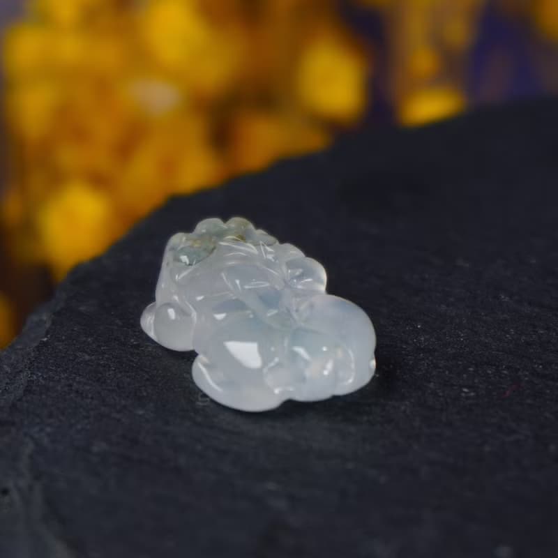 【招財神獸】冰種翡翠戰神貔貅 | 天然緬甸玉翡翠 | 送禮