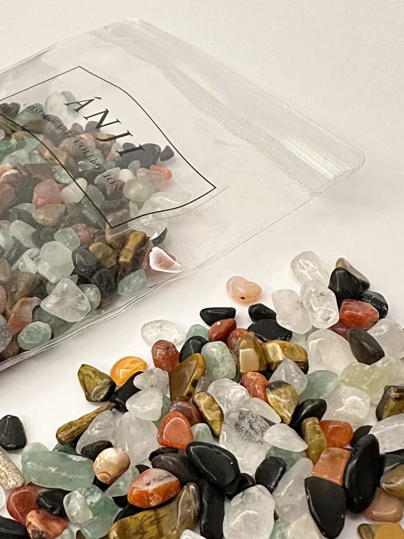 【2包水晶碎石】ANJI 6款水晶 高頻能量 淨化磁場 淨化消磁石