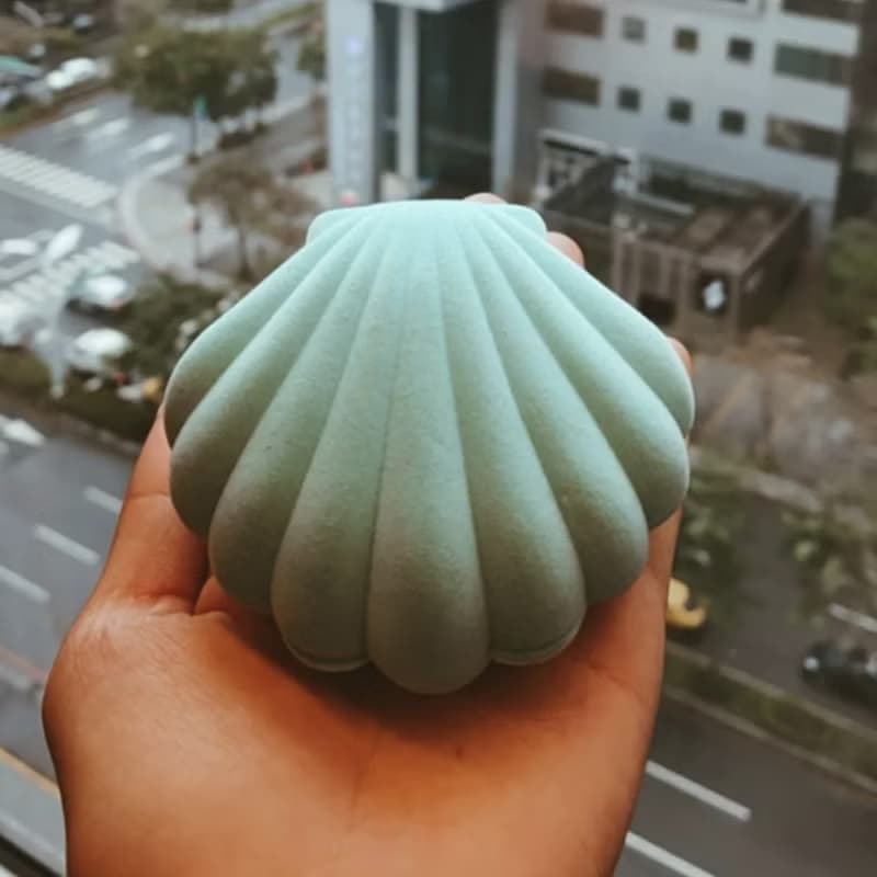海洋 珠寶盒 美人魚的貝殼飾品盒 戒指盒 耳環 項鍊 收納盒