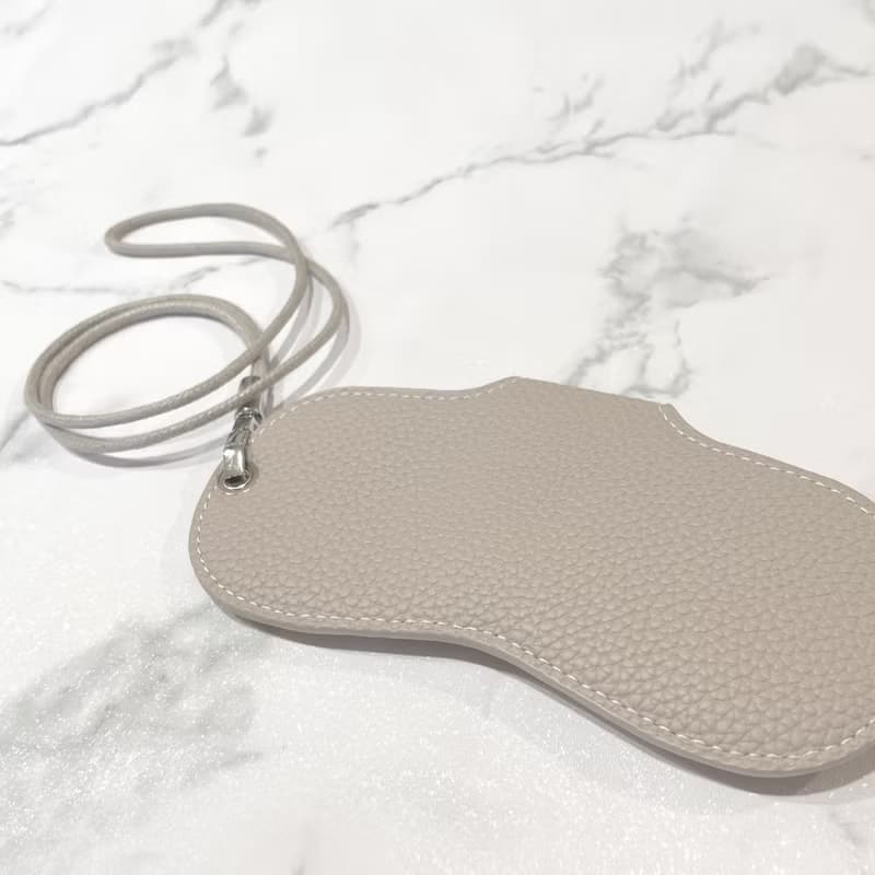 時尚荔枝皮紋╳軟質眼鏡套_附掛繩