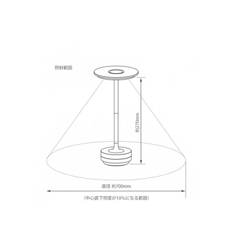 AMBIENTEC | TURN CRAFT Brass 無線桌燈 黃銅深棕色皮革