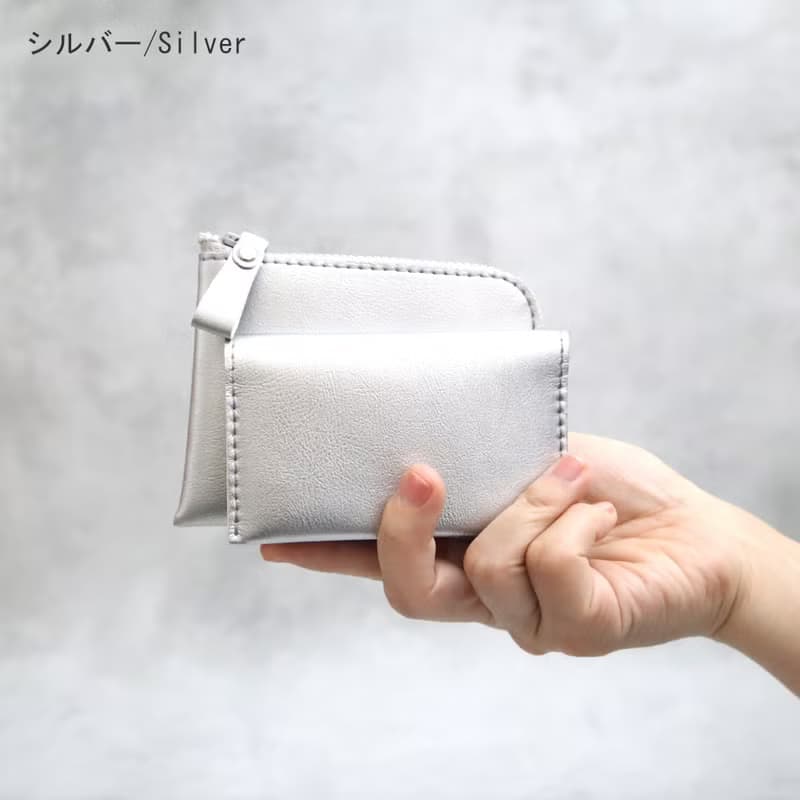 お得な薄型ミニ財布と名刺入れのセット　ミニマリストさんにピッタリ　超軽量で水や傷に強い丈夫な上質人工皮革製