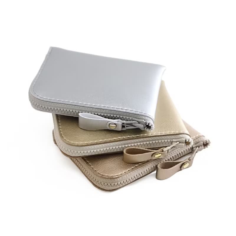 お得な薄型ミニ財布と名刺入れのセット　ミニマリストさんにピッタリ　超軽量で水や傷に強い丈夫な上質人工皮革製