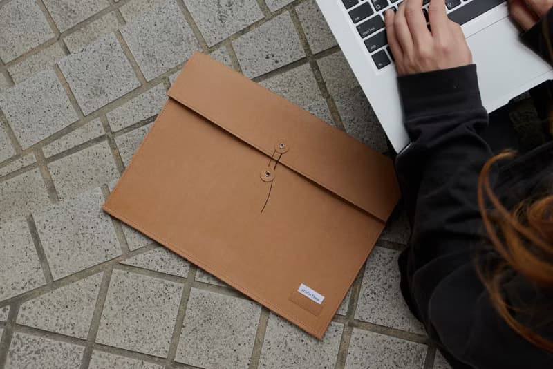 craft leather laptop pouch ver.2
