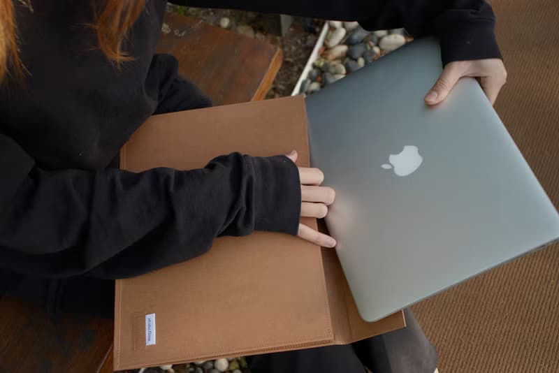 craft leather laptop pouch ver.2