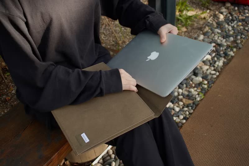 craft leather laptop pouch ver.2