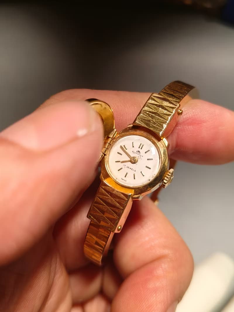 寶齊萊Bucherer女仕手環古董錶