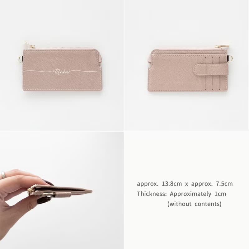 フラグメントケース 【 simple 名入れ 】 財布 ミニ財布 ミニウォレット カードケース キーリング マルチケース コインケース 名入れ無料 HE16U