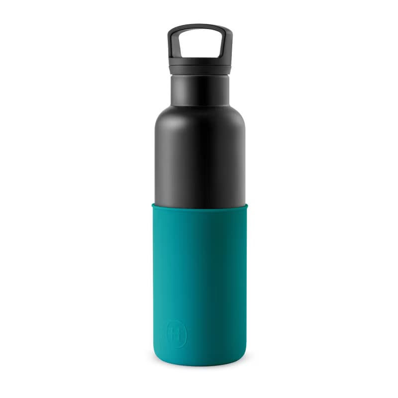 美國HYDY時尚保溫水瓶  CinCin Black系列 | 深青-黑瓶 - 590ml