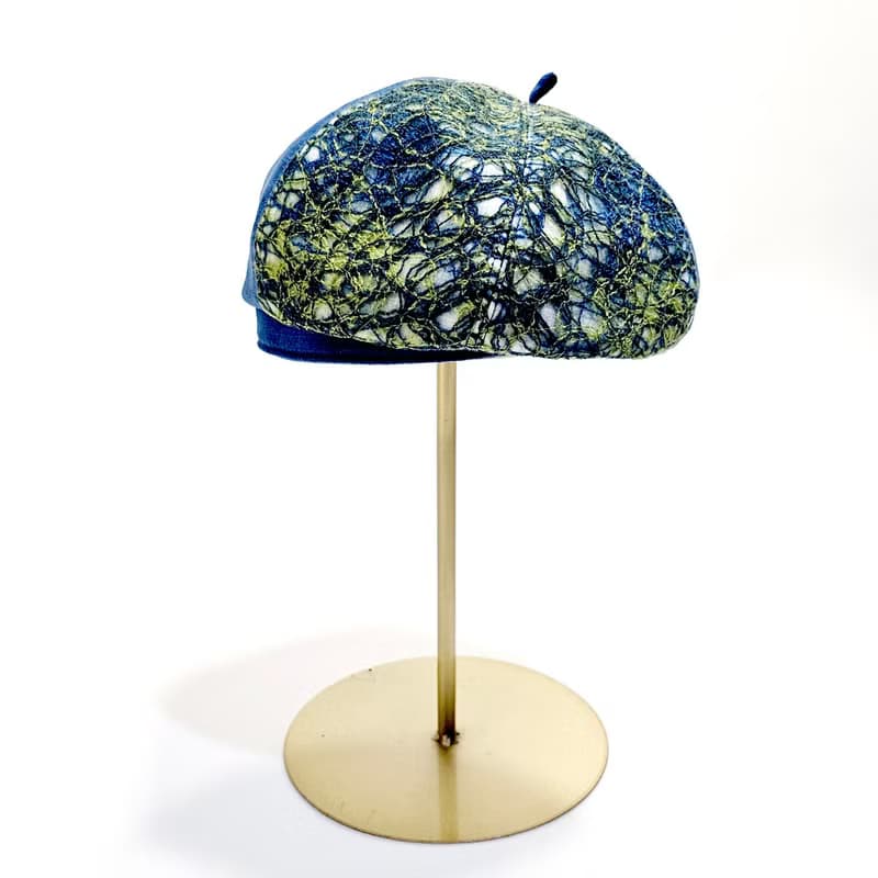 【HiGh MaLi】春夏款貝蕾帽/畫家帽/手撚線交織#限量#日系#禮物