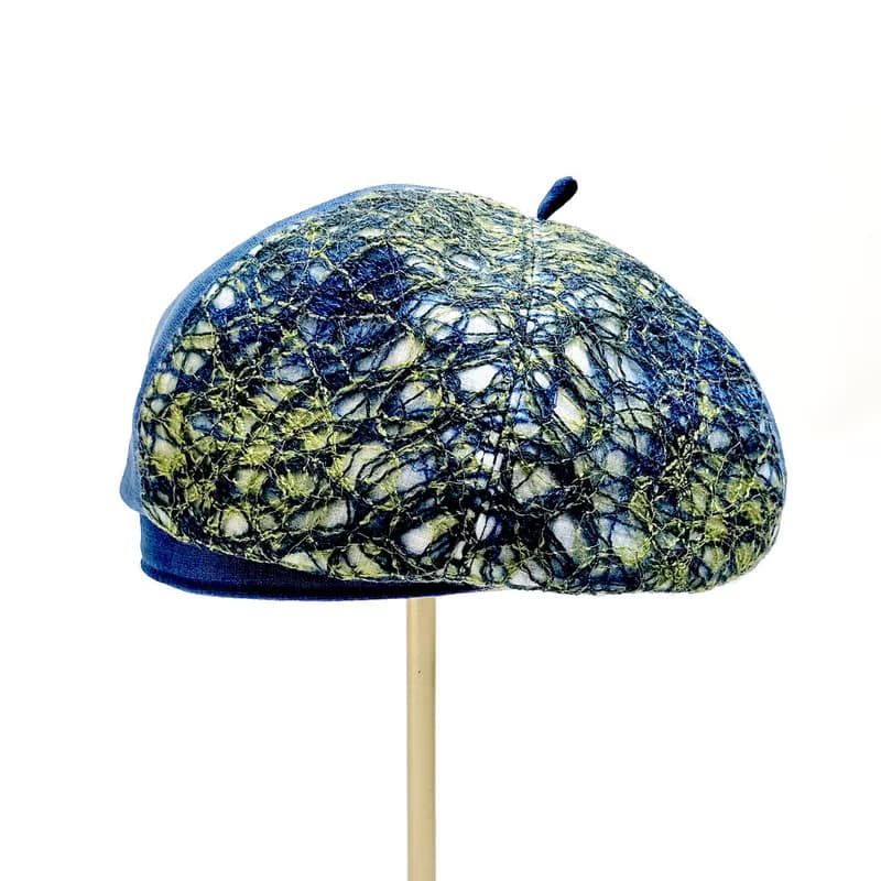 【HiGh MaLi】春夏款貝蕾帽/畫家帽/手撚線交織#限量#日系#禮物