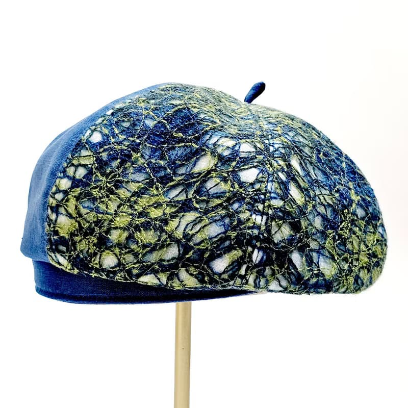 【HiGh MaLi】春夏款貝蕾帽/畫家帽/手撚線交織#限量#日系#禮物