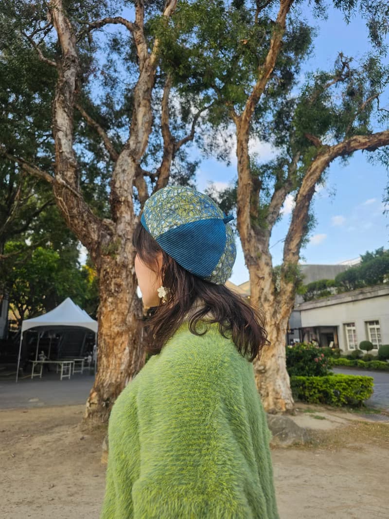 【HiGh MaLi】春夏款貝蕾帽/畫家帽/手撚線交織#限量#日系#禮物