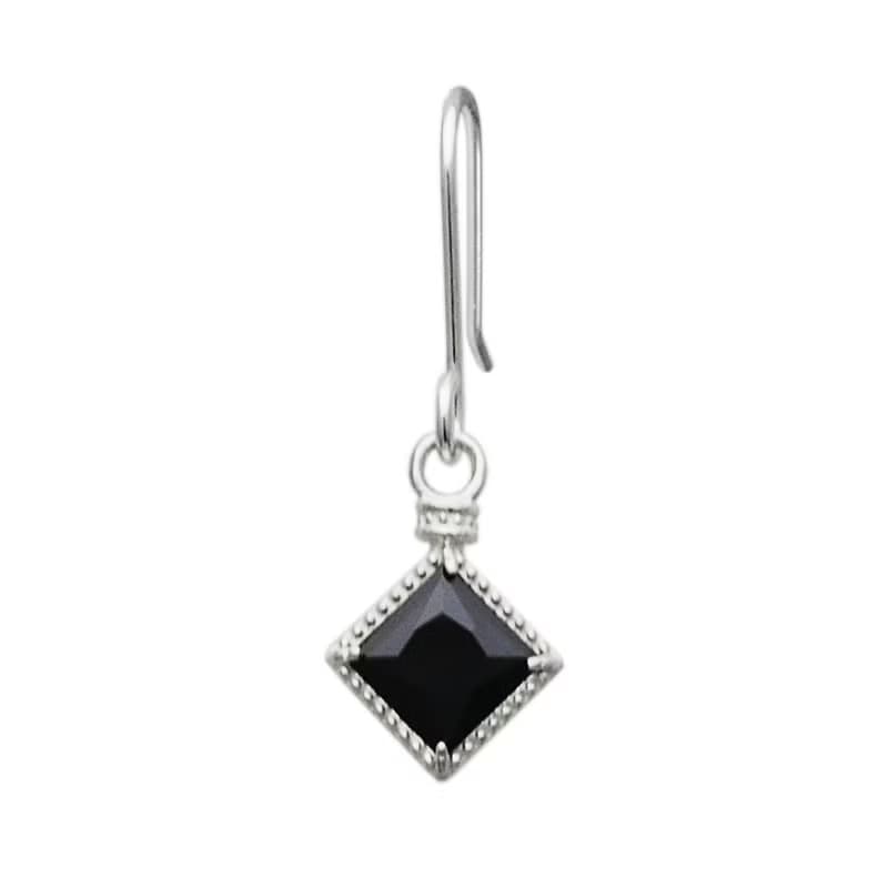 黒/シルバー925 ピアス/片耳用/シンプル/シルバーアクセサリー/女の子 プレゼント/snd017