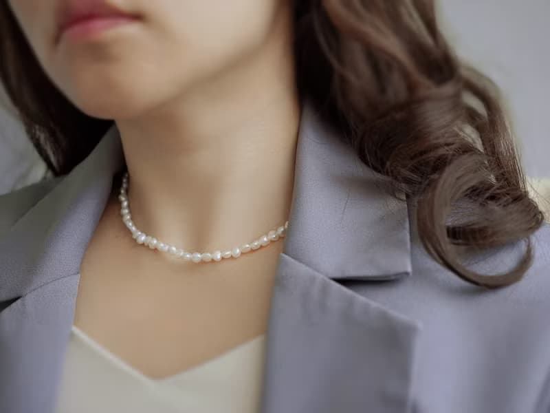 LETO 巴洛克小珍珠項鏈 Choker SV925/ 14KGF 雙層手鍊/腳鍊