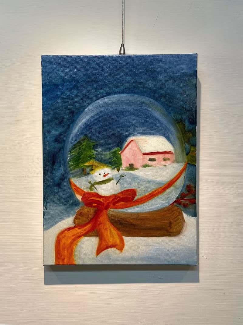 【聖誕禮物Christmas】聖誕油畫-B
