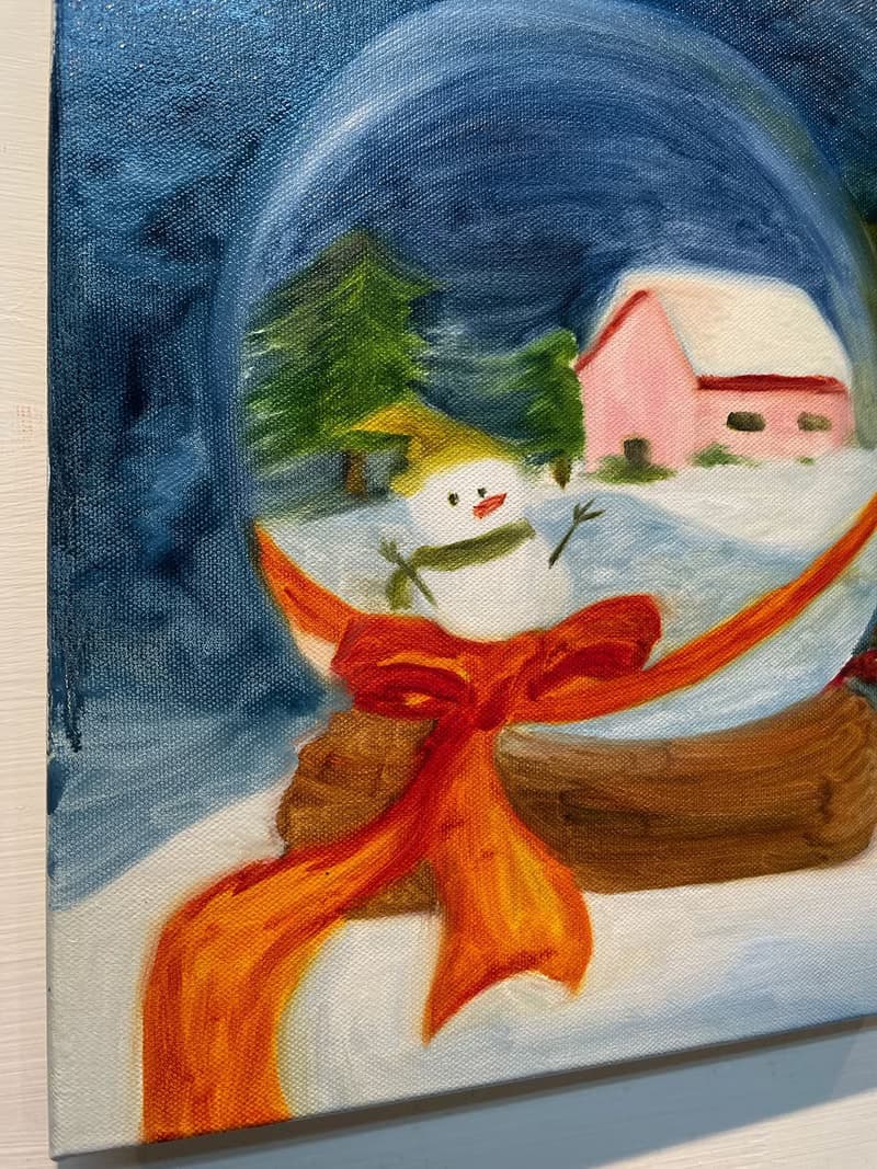 【聖誕禮物Christmas】聖誕油畫-B