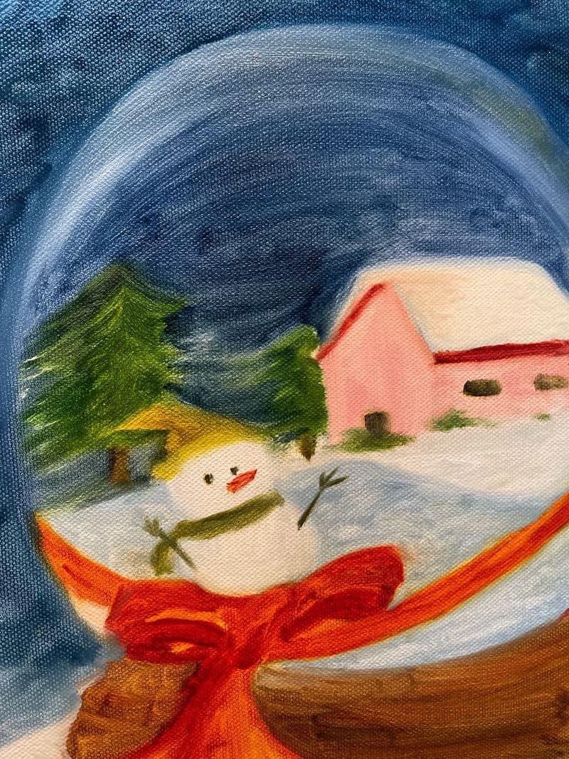 【聖誕禮物Christmas】聖誕油畫-B