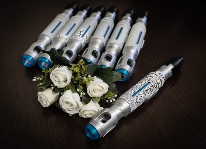 Sonic Screwdriver Bridal Bouquet Holder