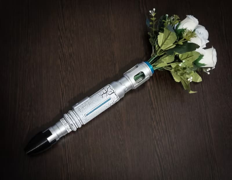 Sonic Screwdriver Bridal Bouquet Holder
