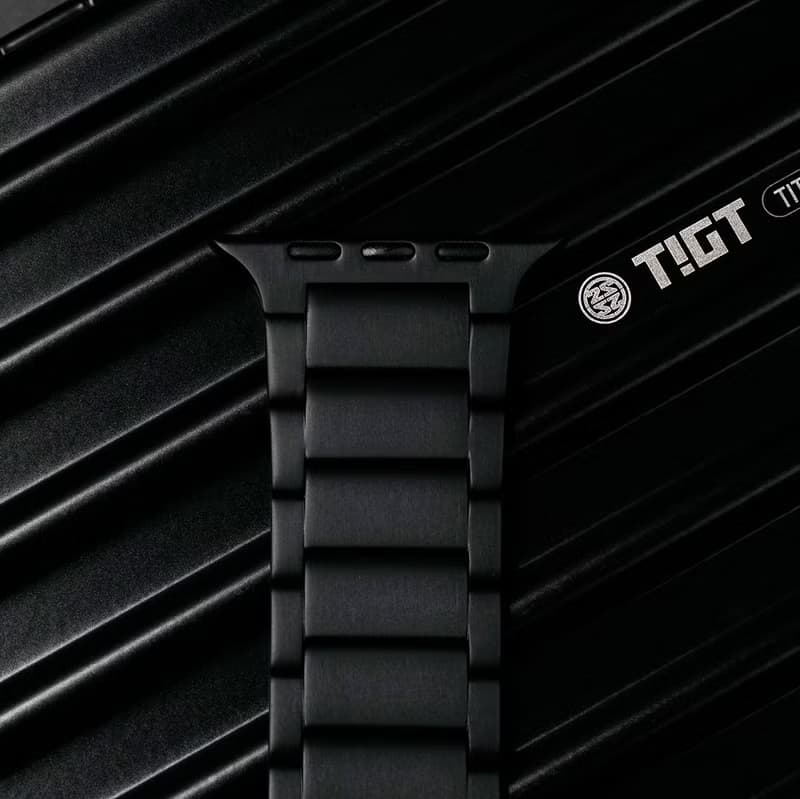 預購-Apple Watch 44mm & 45mm 專用  鈦金屬錶帶 + 鈦金屬錶扣