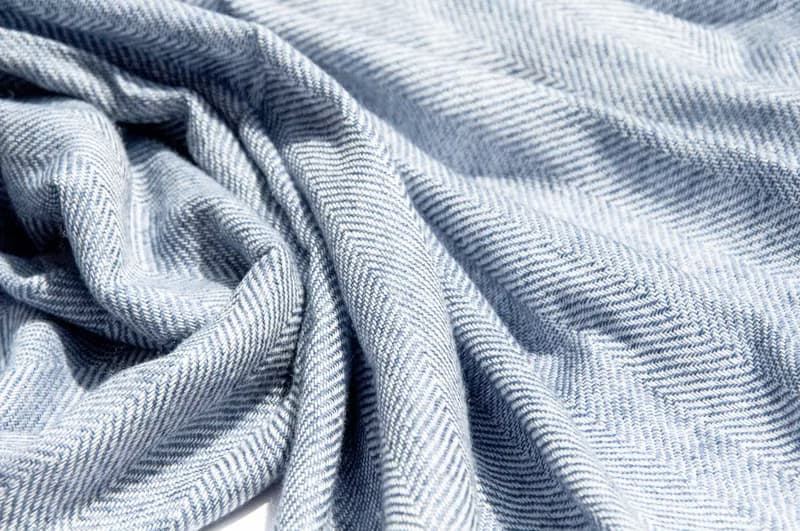 喀什米爾Cashmere 針織圍巾 純羊毛圍巾 手織圍巾 編織圍巾-天空