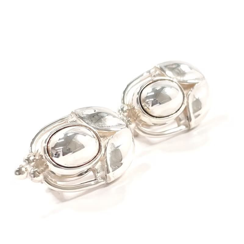 【日本直送 中古美品】ジョージジェンセン Georg Jensen イヤリング イヤークリップ 2003 ヘリテージ コレクション シルバー925