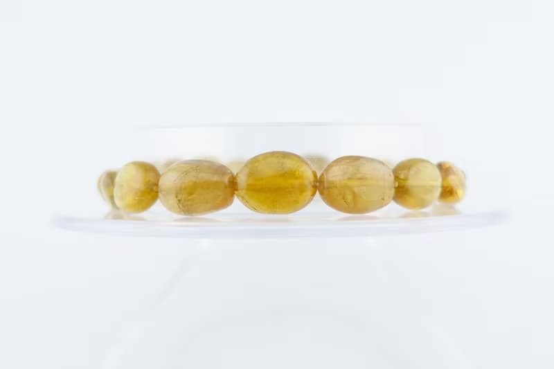 寶麗金珠寶-天然黃碧璽手鍊