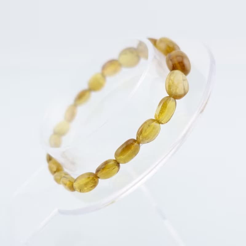 寶麗金珠寶-天然黃碧璽手鍊