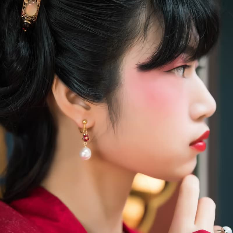 灼灼耳環(大紅款)