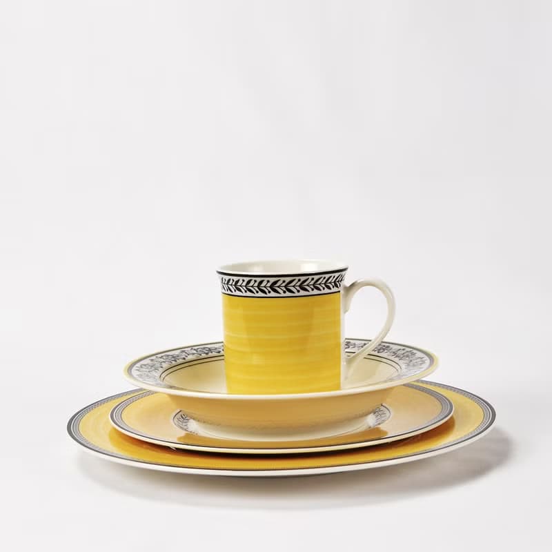 德VB │奧頓系列組合-晚餐杯碗盤4件組(2款可選)