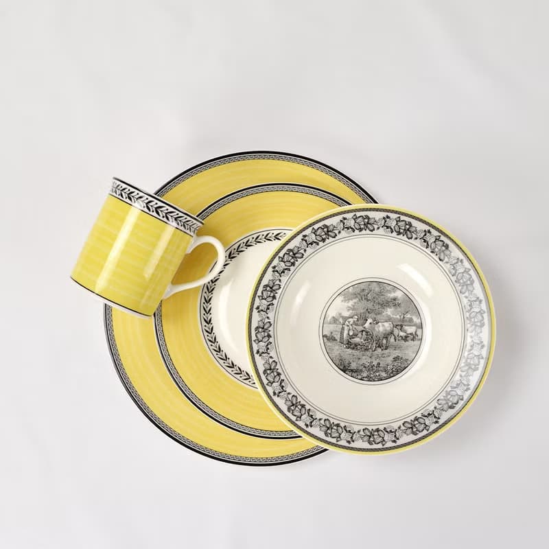 德VB │奧頓系列組合-晚餐杯碗盤4件組(2款可選)