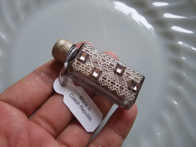 【老時光 OLD-TIME】早期捷克精緻手工製作隨身香水瓶#37