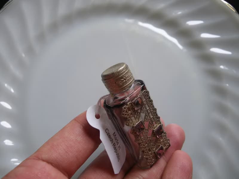 【老時光 OLD-TIME】早期捷克精緻手工製作隨身香水瓶#37