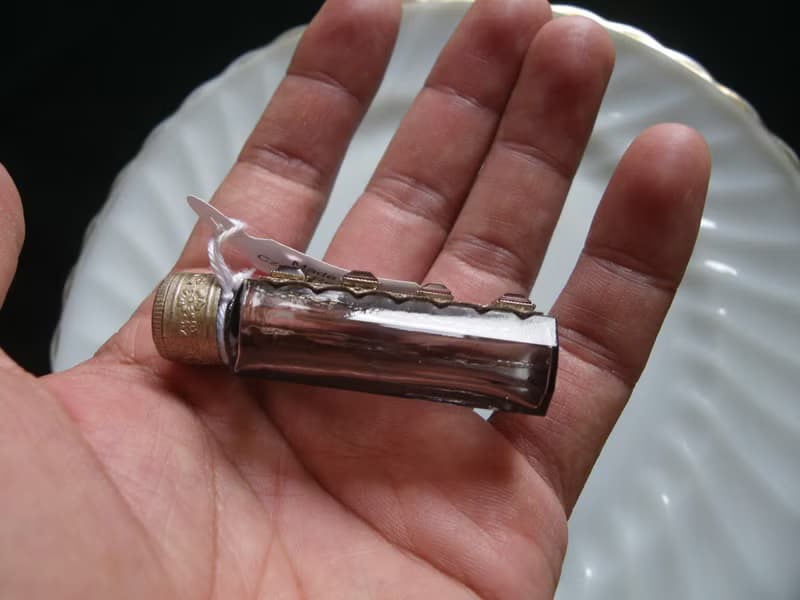 【老時光 OLD-TIME】早期捷克精緻手工製作隨身香水瓶#37