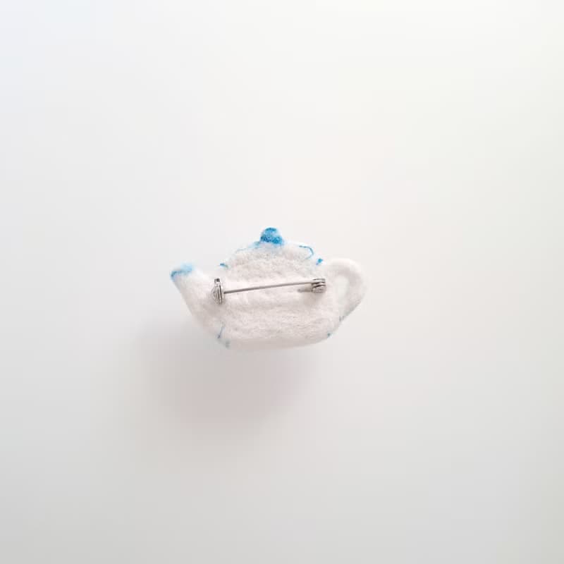 小茶壺  小茶福 羊毛氈 別針