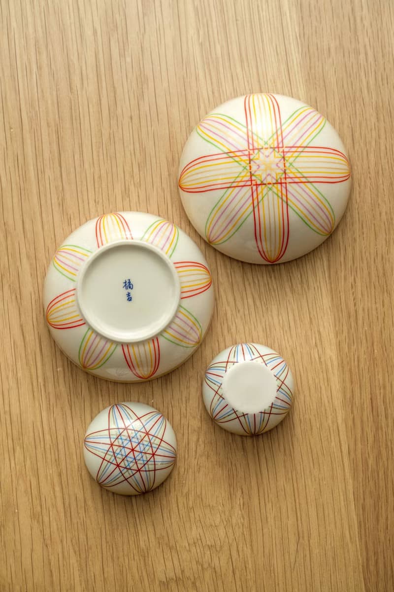 日本製 京都橘吉 手鞠小鉢一組 中古如新 台灣免運