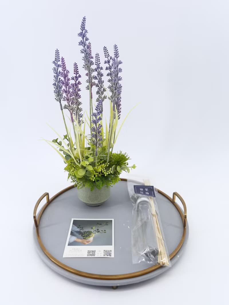 薰衣草日式陶盆香氛花禮/入厝禮/開幕/喬遷/送禮/植栽