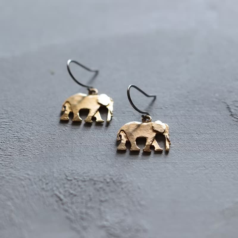 アフリカぞう | ピアス | イヤリング | P554