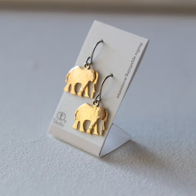 アフリカぞう | ピアス | イヤリング | P554