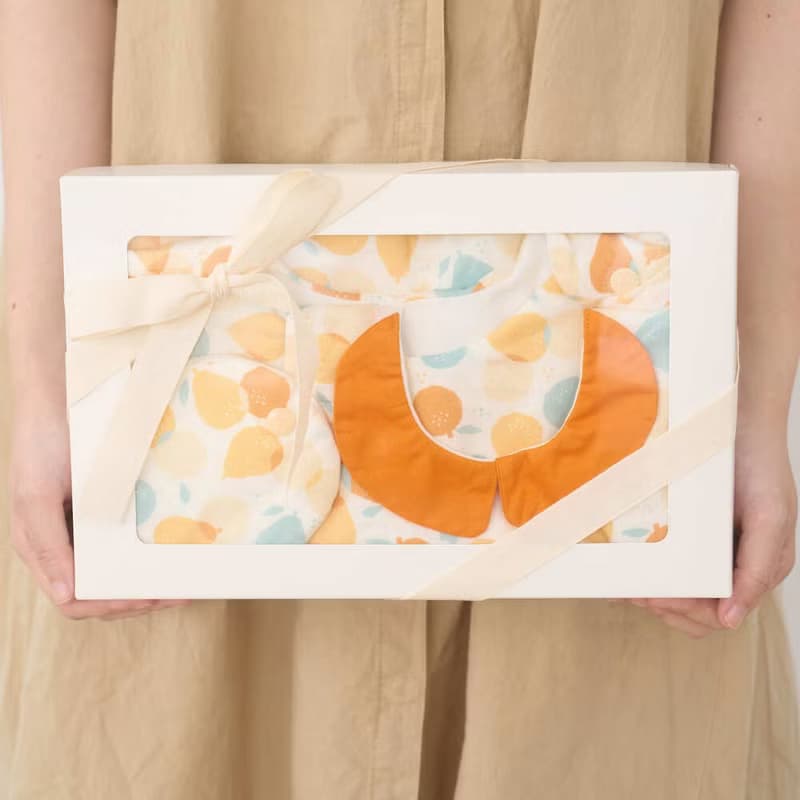 【寶寶彌月禮盒】豪華3件組/寶柚桔利/活力黃綠