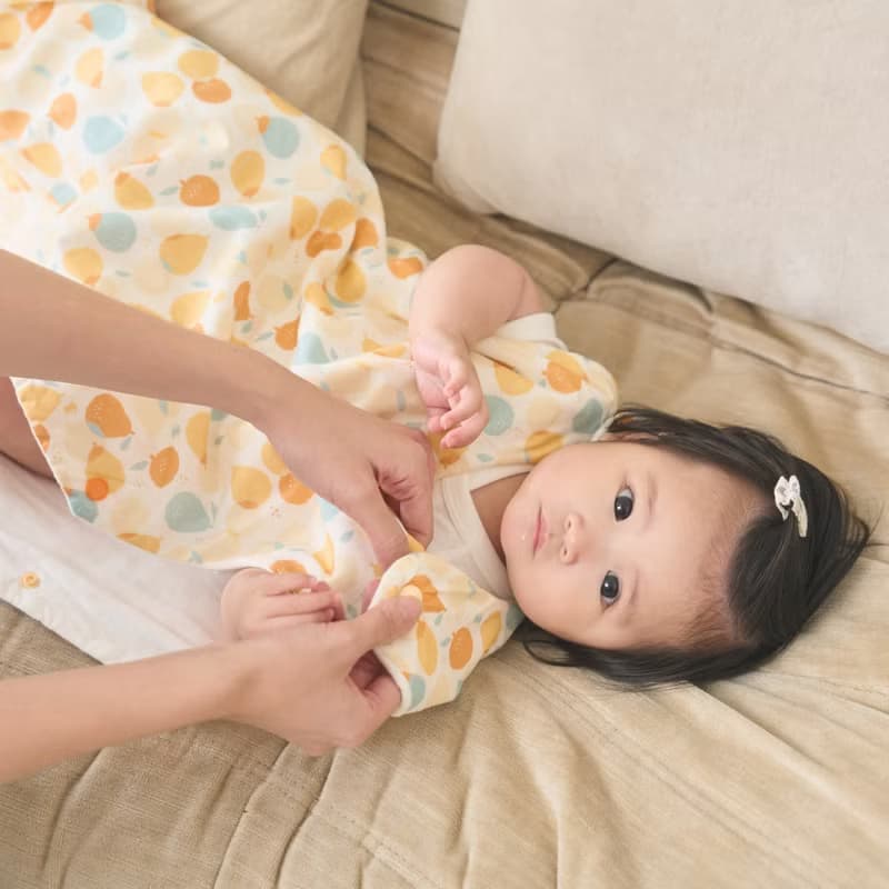 【寶寶彌月禮盒】豪華3件組/寶柚桔利/活力黃綠