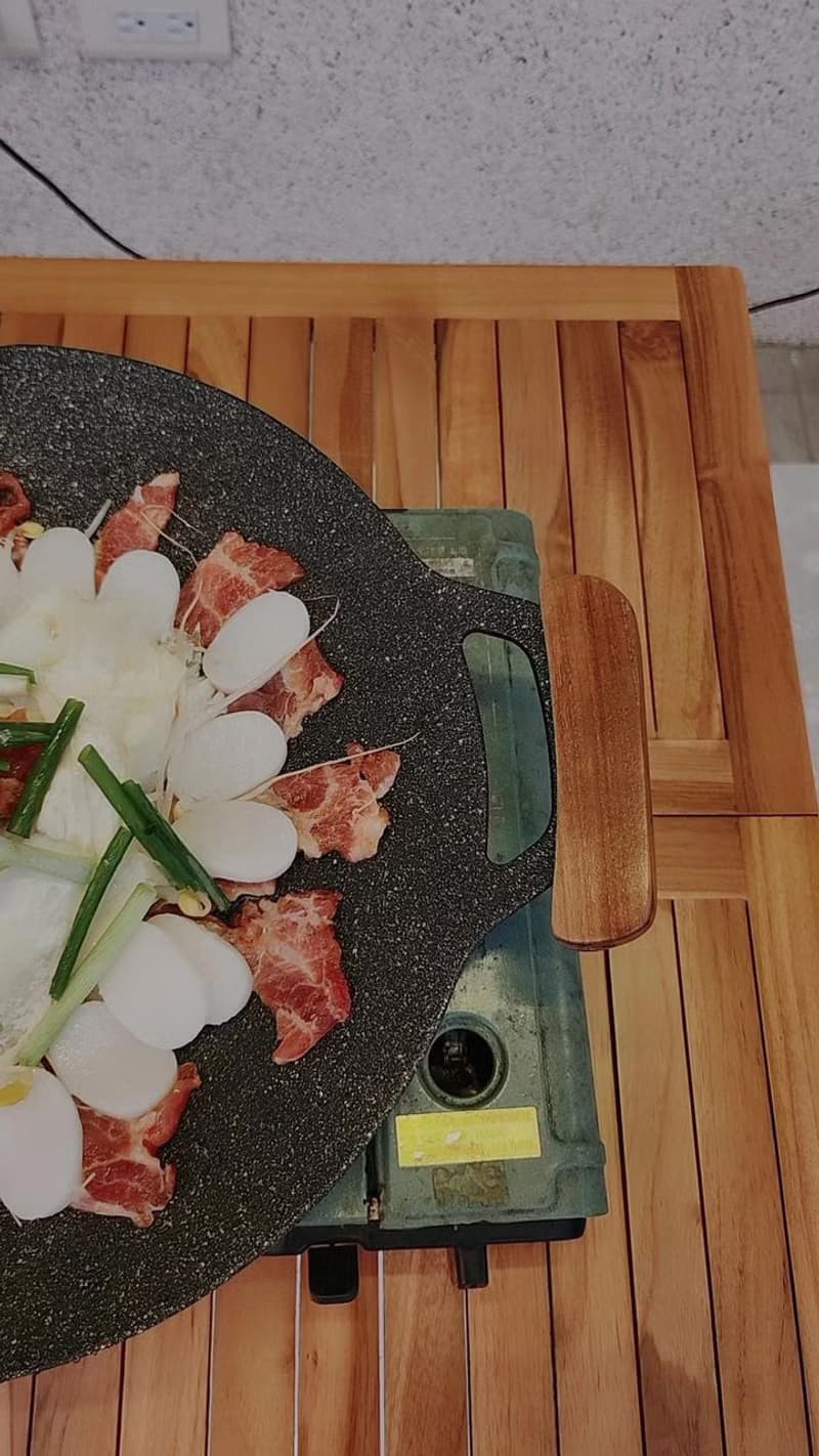 【柚木木手柄】韓系烤肉盤 防燙手柄