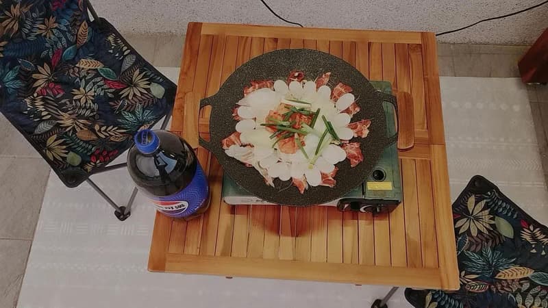 【柚木木手柄】韓系烤肉盤 防燙手柄