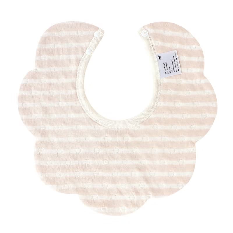 【SISSO有機棉】栗子好甜菇二重織空氣棉圍兜