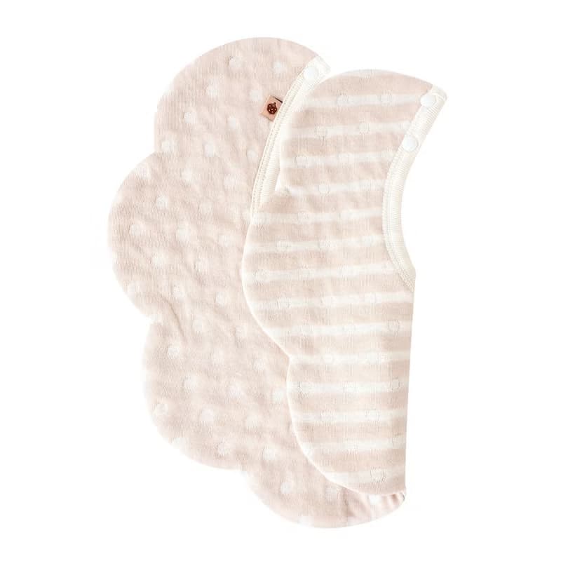 【SISSO有機棉】栗子好甜菇二重織空氣棉圍兜